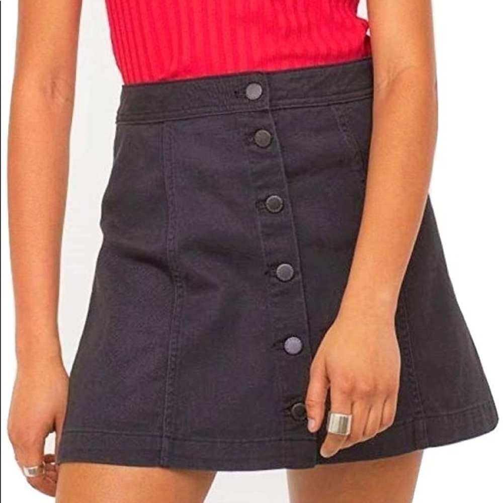 H&M Button Skirt